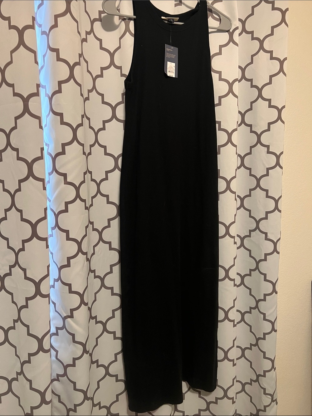 Universal Thread Black Sleeveless Maxi Dress